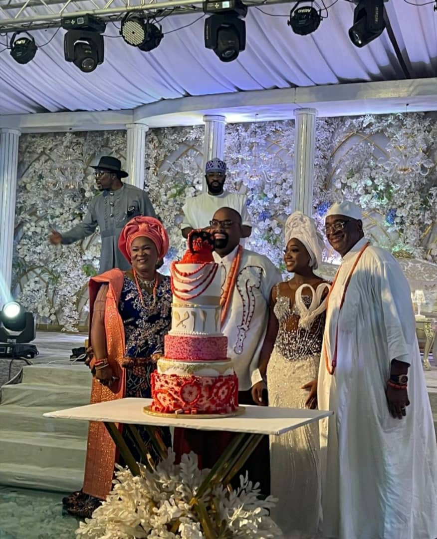 Photos from the wedding of NBA president, Olumide Akpata