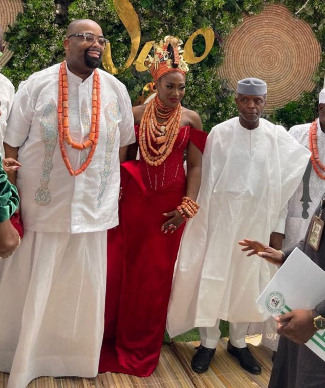 Photos from the wedding of NBA president, Olumide Akpata