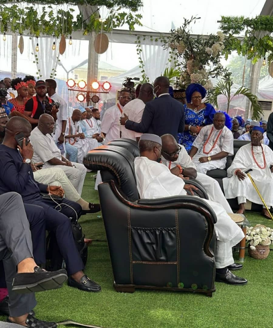 Photos from the wedding of NBA president, Olumide Akpata