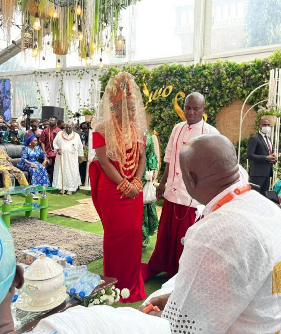 Photos from the wedding of NBA president, Olumide Akpata