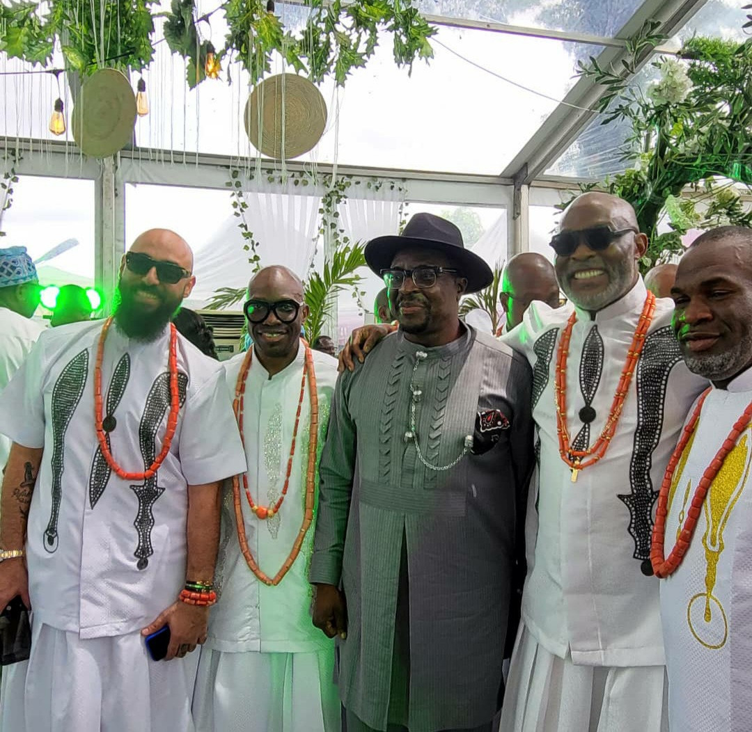 Photos from the wedding of NBA president, Olumide Akpata